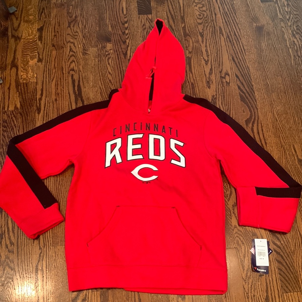 Men's Colosseum Red Ohio State Buckeyes Logo Pullover Hoodie Size Medium NWOT